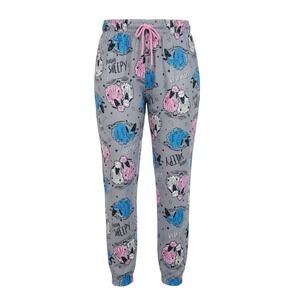 Briefly Stated Sleep Pants Loungewear  Size XL Women's  Elastic Waist Sheep